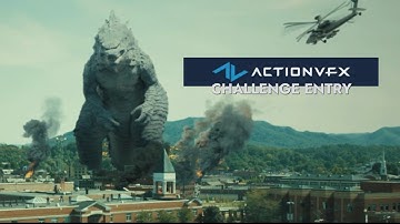 Godzilla Attack - ActionVFX Challenge (Blender / After Effects)