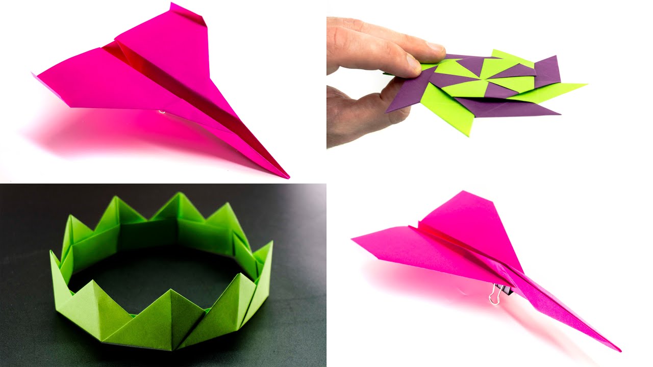 4+ How to make origami. Paper crafts. Ideas for creativity #11