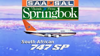 South African 747 SP Springbok