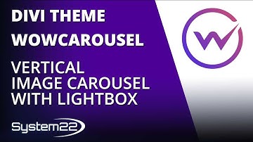 Divi Theme WowCarousel Plugin Vertical Image Carousel With Lightbox 😎