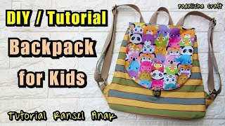 How To Make Cute Drawstring Bag | Cara Membuat Tas Serut untuk Mukena