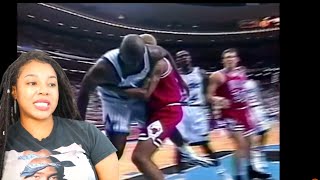 Shaquille O'Neal vs Dennis Rodman Heated Moments Compilation | Reaction