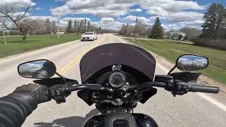 Harley Davidson Low Rider S 2023 Leisure Sunday Hwy and Back Road Run GoPro Hero 11 Black