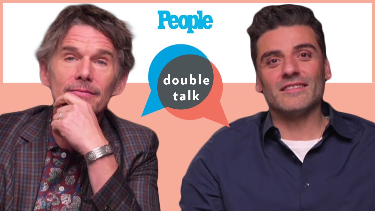 Ethan Hawke & Oscar Isaac Talk Bromance & Teaming Up For 'Moon Knight' | Double Talk | PEOPLE