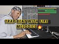 I MADE A TRAP BEAT W/ FIRE MELODIES **IN 10 MINUTES**