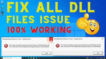 The code execution cannot proceed because ffwsregister.dll was not found | Fix Dll Issue 100%