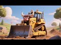 Meet the Mighty Bulldozer 🚜 | Powerful Construction Adventure Song