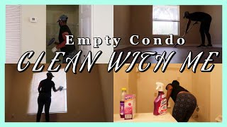 MOVING VLOG 04 | CLEAN WITH  ME! (EMPTY CONDO)