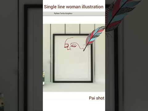 Single line woman