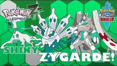 SHINY ZYGARDE from DYNAMAX ADVENTURES + Form Showcase (Pokémon Sword and Shield) Legends ZA Hype