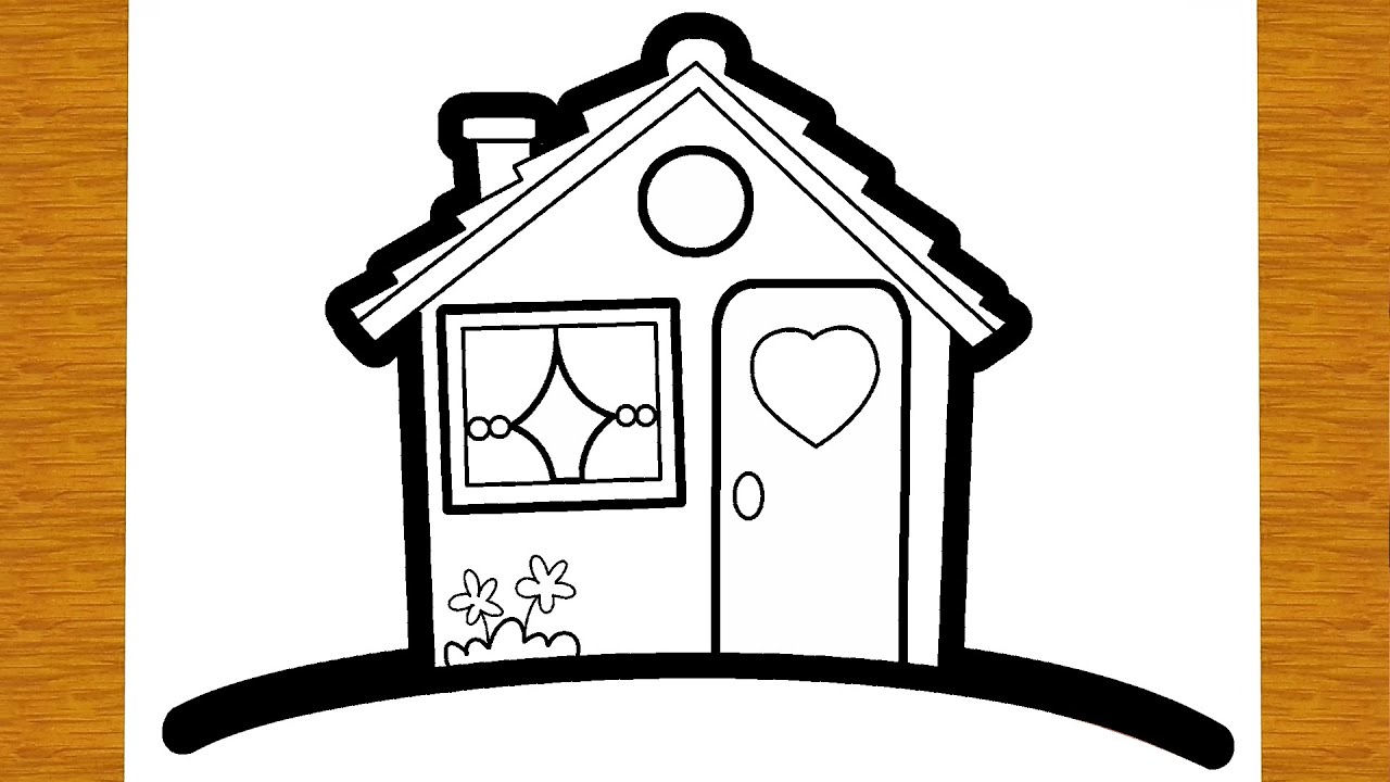 HOE TEKEN JE EEN HUIS | Gemakkelijke tekeningen voor kinderen - YouTube