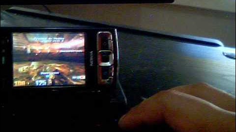N95 8gb playing Quake3 with Bluetooth  mouse (must see)