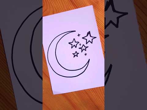 رسم الهلال رسم هلال طريقه رسم الهلال كيف ارسم الهلال   رسم