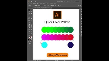 How to Create Quick Color Palettes - Short Illustrator Tutorial