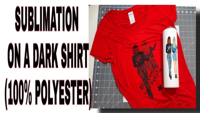 Can I Use Transfer Paper for Sublimation? How to do Sublimation on Dark  Cotton T-Shirts {FREE PNG} 