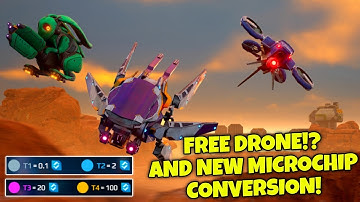 FREE DRONE AND NEW MICROCHIP CONVERSION In War Robots Update 8.8!