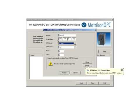 MatrikonOPC How to configure OPC Server Siemens PLC