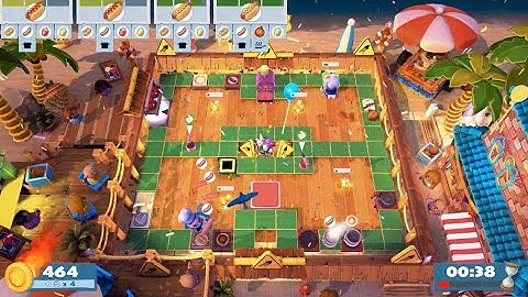 overcooked2 suns out buns out  1-4 solo 4 star