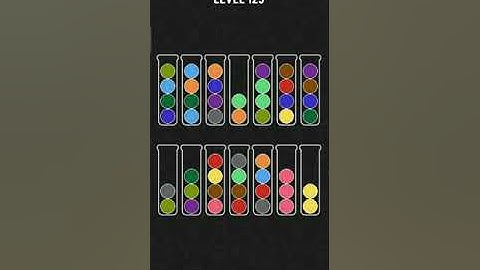 Ball Sort Puzzle Level 125 || Ball Sort Puzzle || Level 125