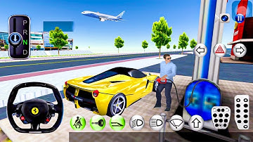 3D Driving Class simulator New super car Gas Station in super Car driving - Android IOS Gameplay.