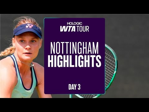 Yastremska battles Ruzic, Fernandez & Noskova feature on Day 3 in Nottingham | WTA Match Highlights