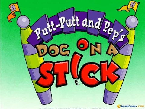 putt-putt and pepu0027s dog on a stick gameplay (PC Game, 1996)