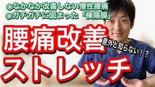 【慢性腰痛】意外と知らない！？腰痛の原因「横隔膜リリース」【帯広市 腰痛治療家 太田晋太郎】