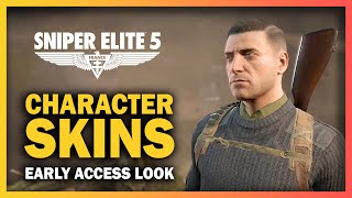 Sniper Elite 5 - Character Customization - ALL UNLOCKABLE SKINS (Early Access)