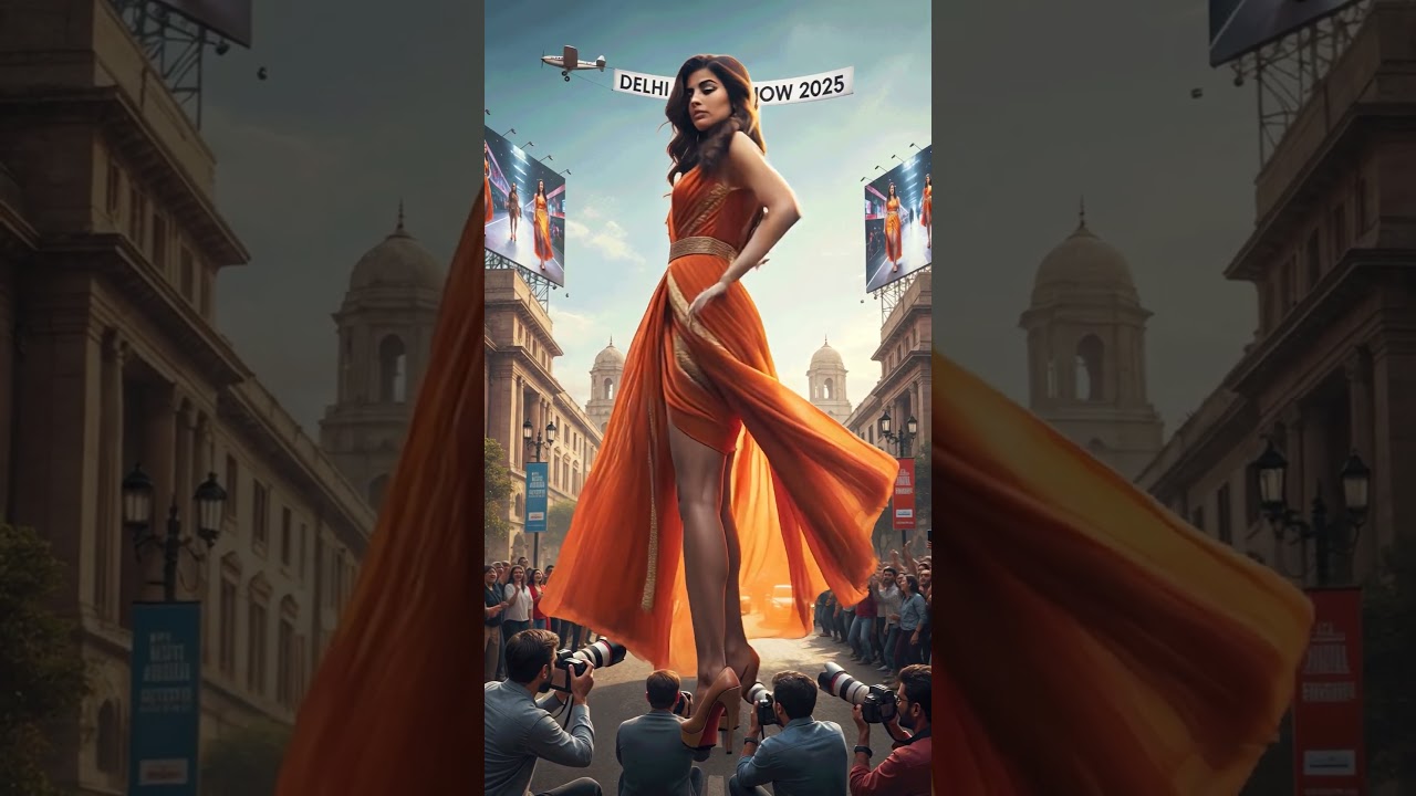 ✨🚨 What if Delhi’s streets turned into a giant runway? 🚨✨