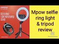 MPOW selfie LED ring light with tripod stand