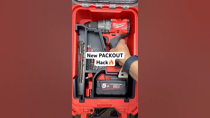 You NEED to see this Packout Drill HACK🔥🔥 #milwaukeetools #milwaukeepackout #tools