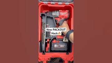 You NEED to see this Packout Drill HACK🔥🔥 #milwaukeetools #milwaukeepackout #tools