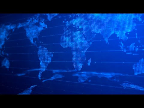 Digital World Map Background 01 Motion Graphics