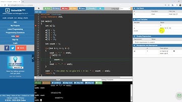 C++ Debugger online tutorial