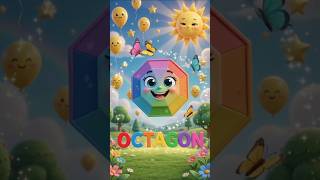 Shape Of Octagona #kidsvideo #nurseryrhymes #shorts #numbersforkids