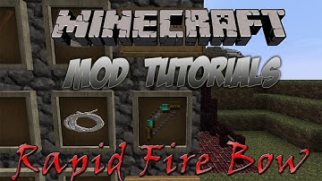 Minecraft 1.4.7 - How To Install The Rapid Fire Bow Mod