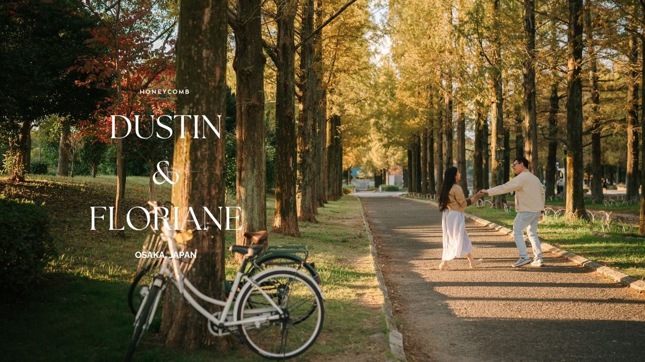 A Autumn Pre-wedding of Dustin & Floriane in Osaka, Japan