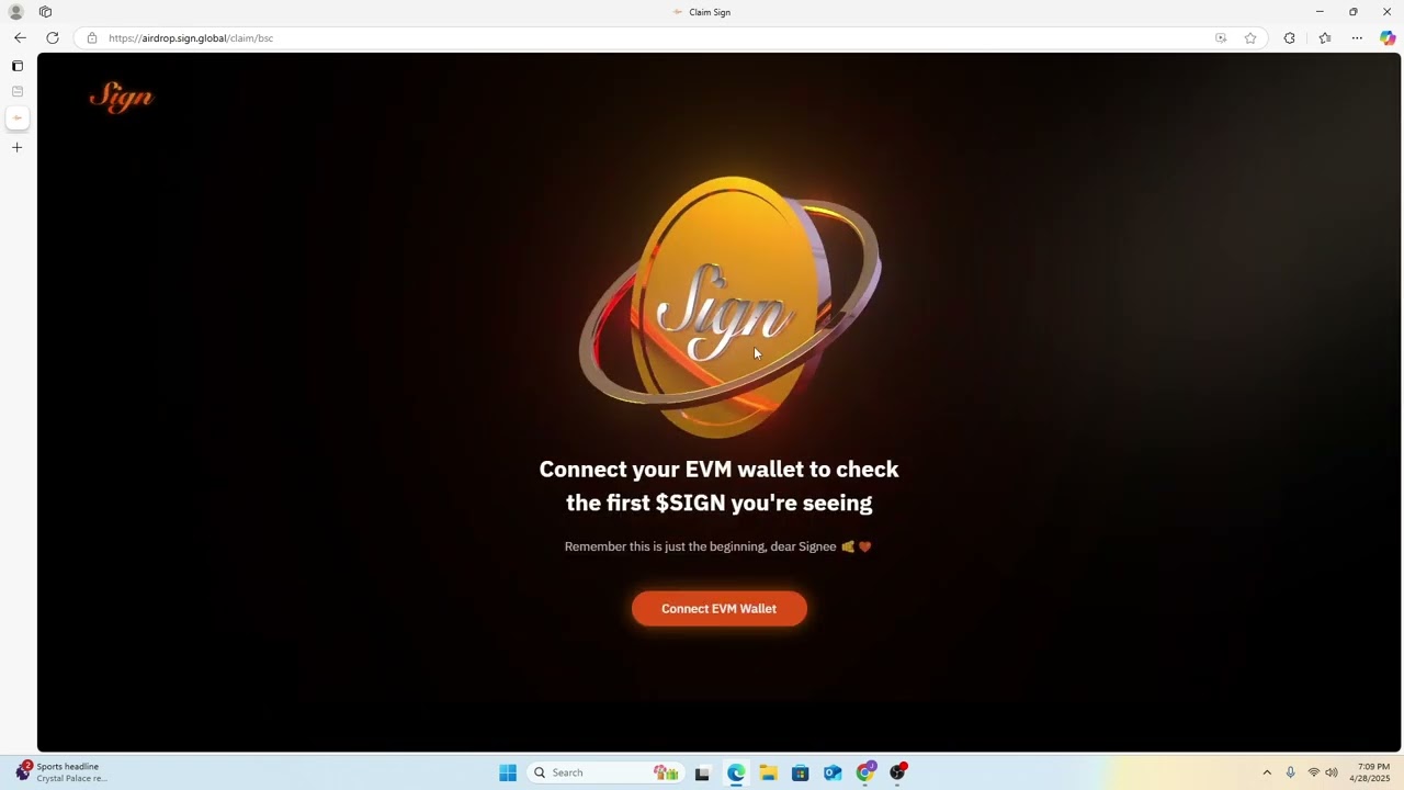 You Have A $SIGN Airdrop Waiting For You. Claim ASAP!