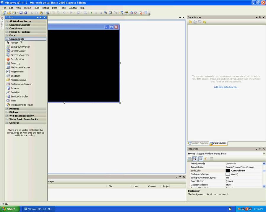 Tutorial in Romana - Virtual Basic 2008 - Windows Media Player (By ...