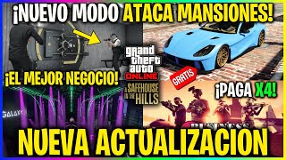 Mega Actualizacion En Gta Online Nuevo Modo Asaltar Mansiones Negocio Al X4 Y Descuentazos