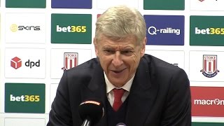 Stoke 1-4 Arsenal - Arsene Wenger Full Post Match Press Conference