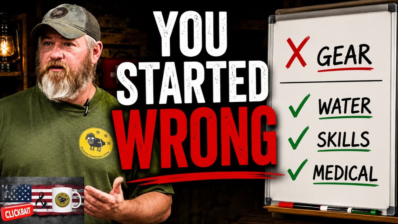 Most Preppers Are Preparing Backwards