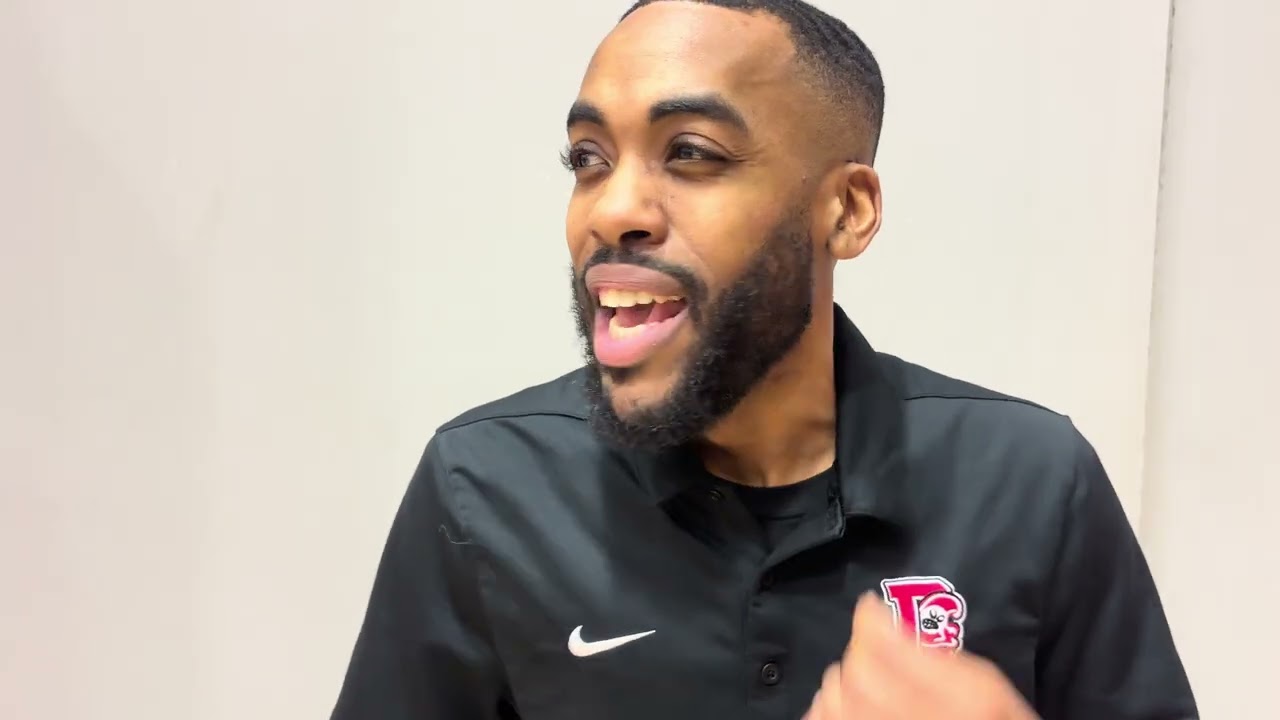 Coach Domo Rowe from the Dunbar Crimson Tide Speaks after their impressive win over Coolidge 