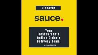 Sauce - Online Ordering and Delivery Partner Your Restaurant Deserves!  #restaurantowner #restaurant