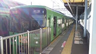 [8713F]京王線8000系 明大前発車