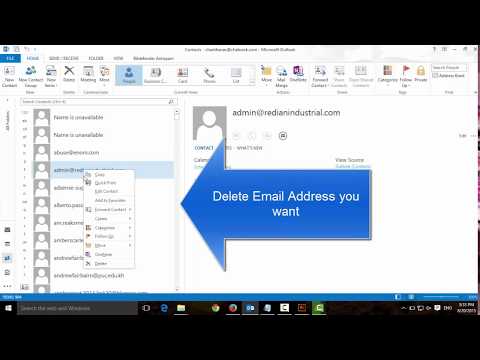 Video: How To Delete An Address Book