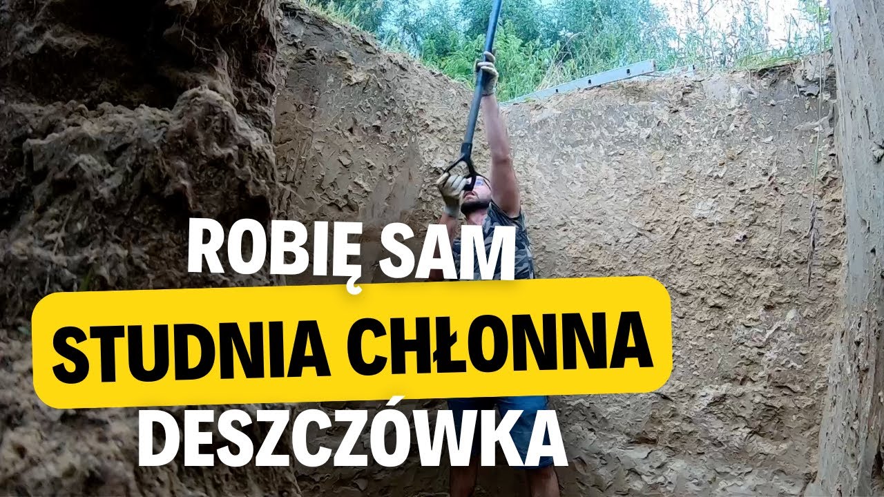 231. Studnia chłonna samemu. Jak zrobiłem studnię chłonną? Skrzynki Rainbox, pojemność 1200 L