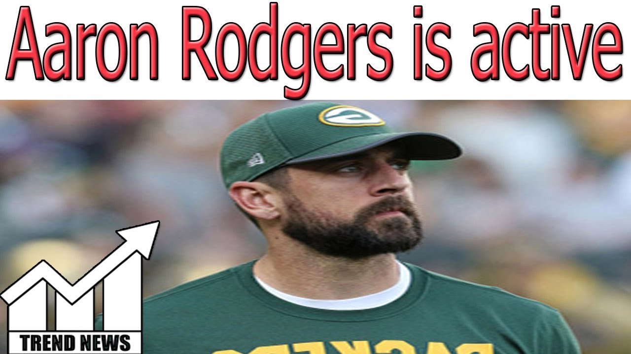 Packers QB Aaron Rodgers is active vs. Minnesota Vikings YouTube