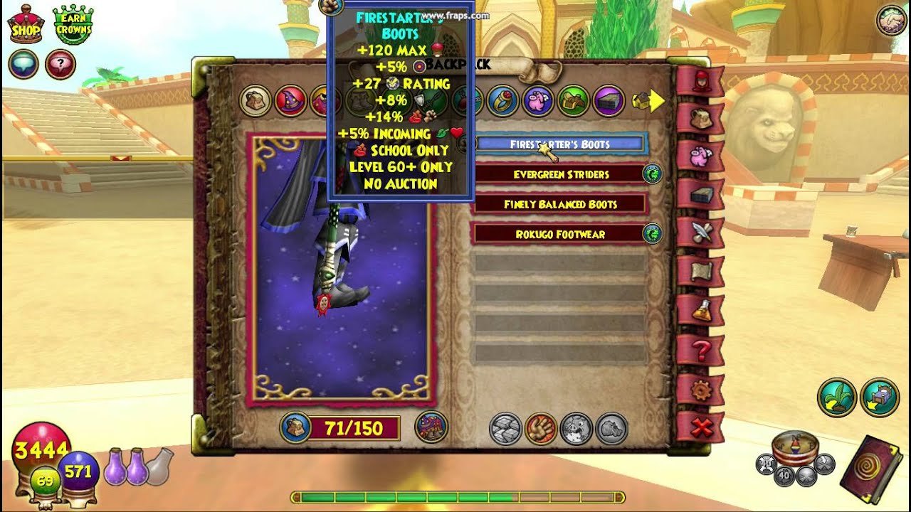 Wizard101 Full Fire Wizard Waterworks Gear Ep 1. YouTube