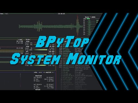 BPyTop – Fancy System Monitor for Linux Terminal